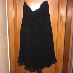 JCrew silk black bridesmaid dress size 4